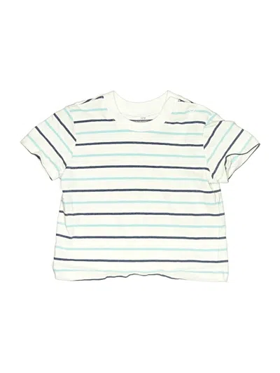 Pre-owned Little Me Babies' Short Sleeve T-shirt In White