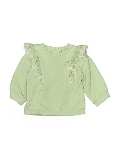 Pre-owned Little Me Kids' Sweatshirt In Green