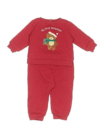 Pre-owned Little Me Babies' Sweatshirt In Red