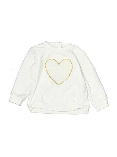 Pre-owned Little Me Kids' Sweatshirt In White