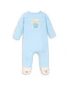 Little Me Sweet Bear Footie - Baby In Blue