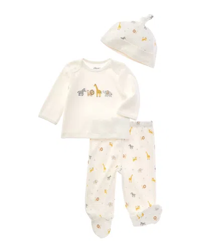 Little Me Sweet Safari Set In White