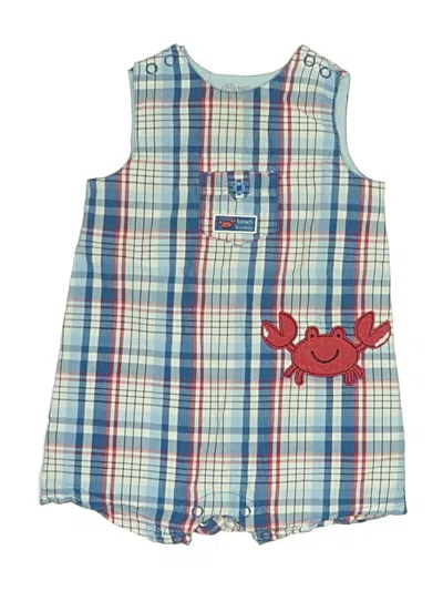 Pre-owned Little Me Babies' Tank Top Blue Collared Neckline Tops