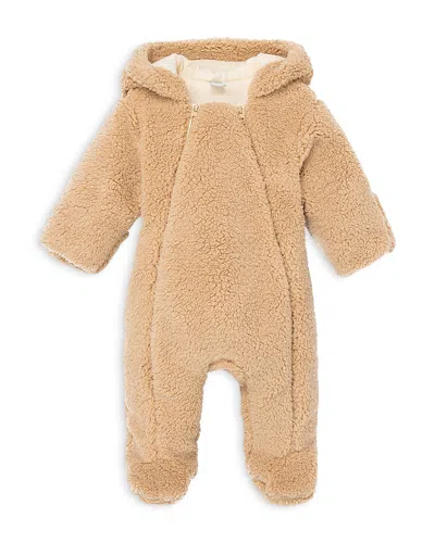 Little Me Unisex Fuzzy Bear Pram - Baby In Gold