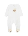 Little Me Unisex Gentle Bear Footie - Baby In Ivory