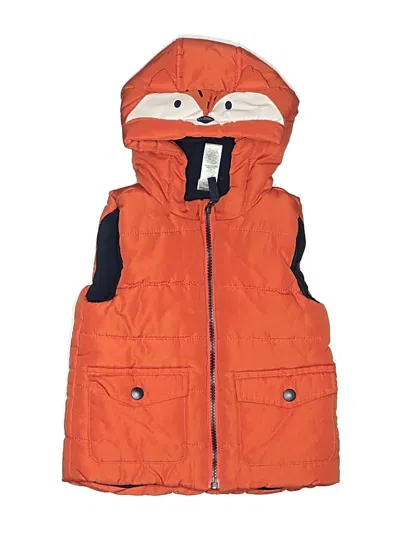 Pre-owned Little Me Kids' Vest In Orange