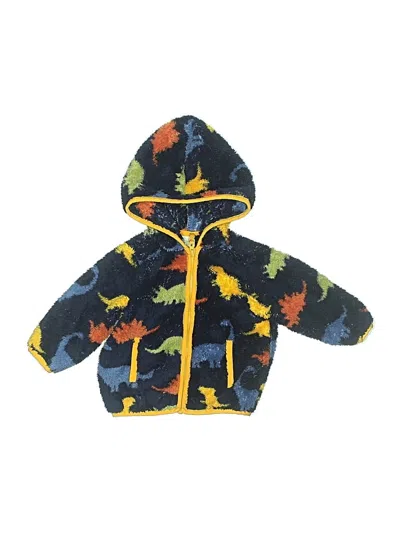 Pre-owned Little Me Babies' Zip Up Hoodie In Blue