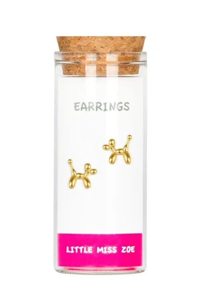 Little Miss Zoe Kids'  Balloon Dog Stud Earrings