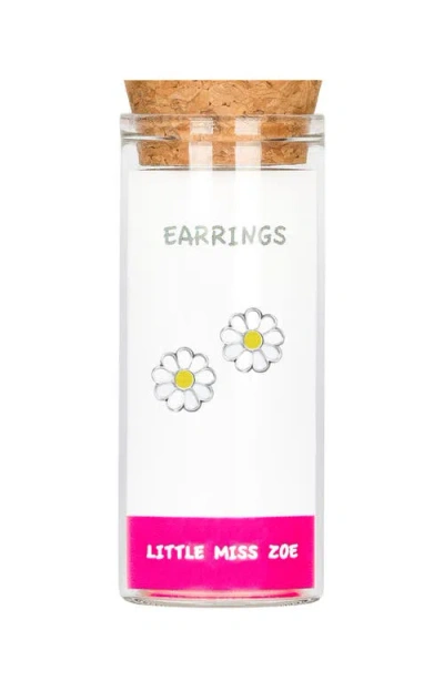 Little Miss Zoe Kids'  Daisy Stud Earrings