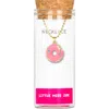 Little Miss Zoe Donut Charm Necklace In Pink