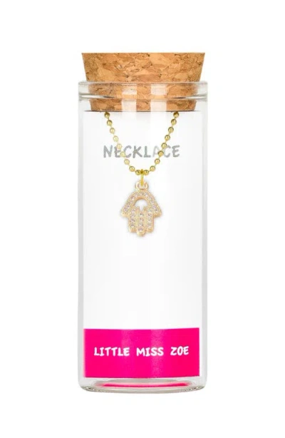 Little Miss Zoe Kids'  Hamsa Charm Necklace