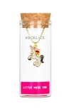 Little Miss Zoe Rainbow Unicorn Charm Necklace