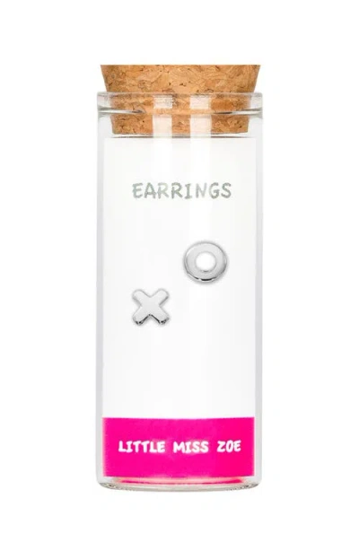 Little Miss Zoe Kids'  X/o Stud Earrings