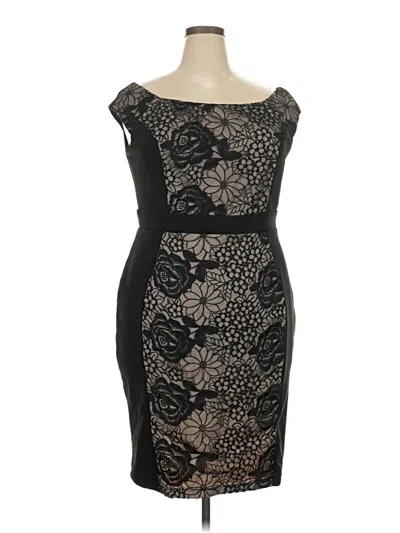 Pre-owned Little Mistress Cocktail Dress In Black