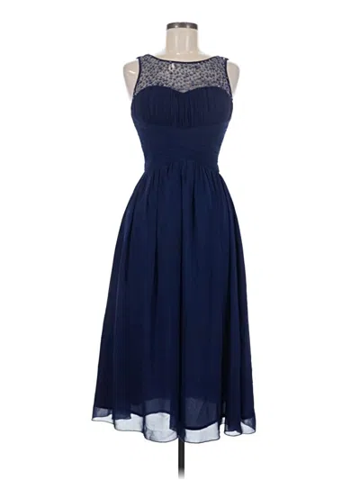 Pre-owned Little Mistress Cocktail Dress In Blue