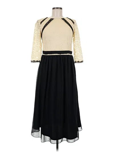 Pre-owned Little Mistress Cocktail Dress In Gold