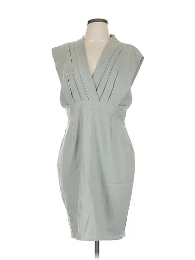 Pre-owned Little Mistress Cocktail Dress In Gray