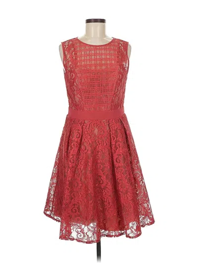 Pre-owned Little Mistress Cocktail Dress In Red