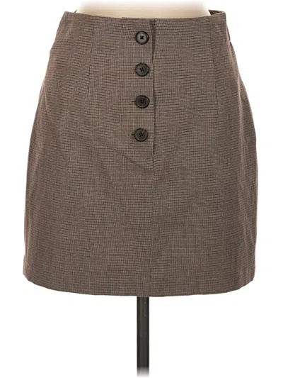 Pre-owned Little Moon Casual Skirt In Brown