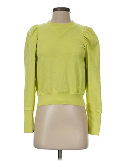 Pre-owned Little Moon Pullover Sweater In Green