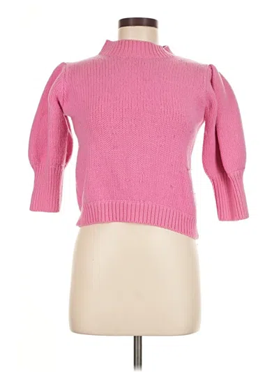 Pre-owned Little Moon Turtleneck Sweater In Pink