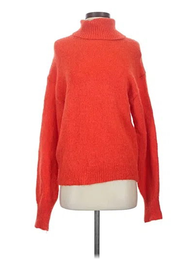 Pre-owned Little Moon Turtleneck Sweater In Red