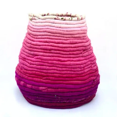 Little Ndaba Ngongo Pot In Pink/red