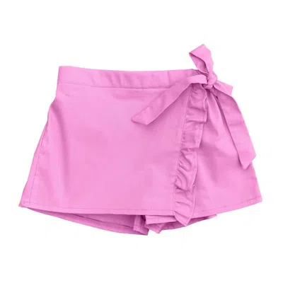 Little Olin Kids' Girls' Denim Skort In Pink