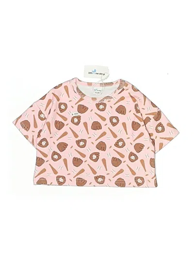 Pre-owned Little One Shop Babies' Short Sleeve T-shirt In Pink