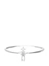 Little Ones Paris 18kt White Gold Girl Diamond Ring In Silver
