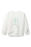 Little Paper Kids Football Fleece Parker Sweatshirt In Multi
