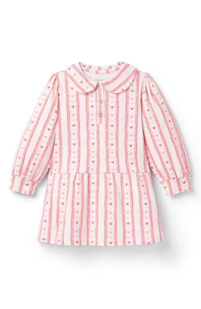 Little Paper Kids Isabel Sweetheart Stripe Dress