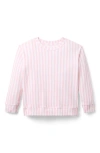 Little Paper Kids Lane Lightweight Pullover In Pink