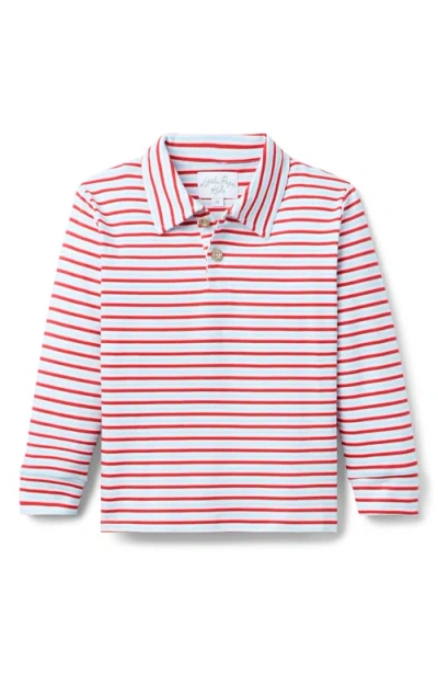 Little Paper Kids Reid Long Sleeve Polo