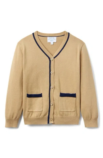 Little Paper Kids Ryan Cardigan In Sand