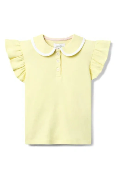 Little Paper Kids Sophie Polo In Yellow