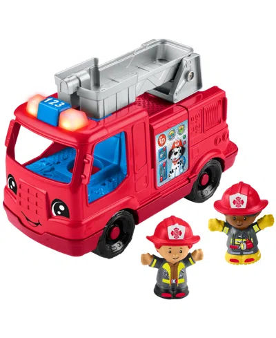 Little People Babies' Fisher-price  Fire Truck Musical Toddler Toy With Lights Sounds 2 Figures In Multi-color