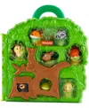 Little People Fisher-price  Forest Friends Carry Case Toddler Playset With Figures, 9 Pieces In Multi-color