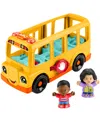 Little People Fisher-price  School Bus Musical Toddler Toy Vehicle With 2 Figures In Multi-color