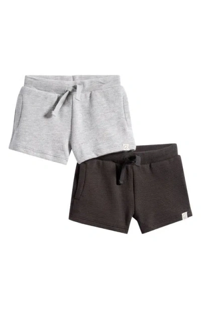 Little Planet Babies'  2-pack Organic Cotton Drawstring Shorts In Multi