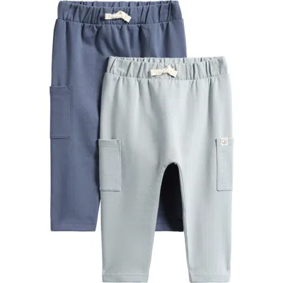 Little Planet Babies'  2-pack Stretch Organic Cotton Cargo Sweatpants In Multi