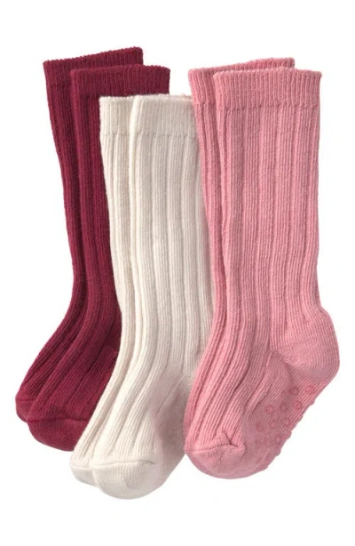 Little Planet Babies'  3-pack Assorted Knee High Socks In Multi