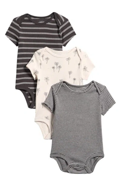 Little Planet Babies'  3-pack Assorted Organic Cotton Bodysuits In Multi