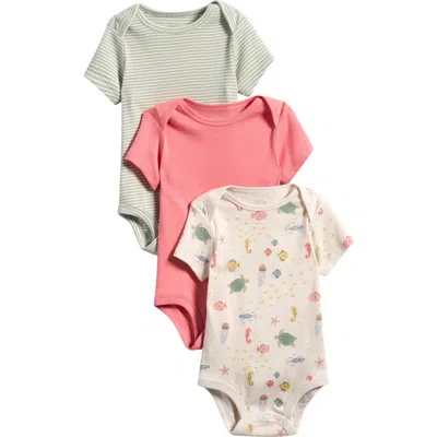 Little Planet Babies'  Assorted 3-pack Bodysuits In Multi