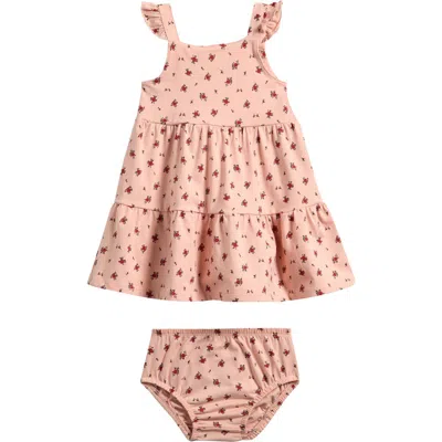 Little Planet Babies'  Floral Print Sundress & Bloomers Set In Multi