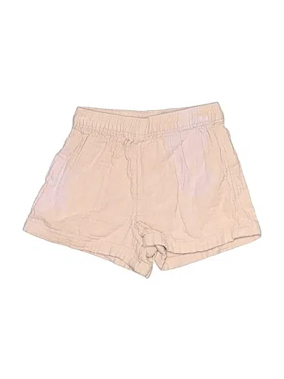 Pre-owned Little Planet Babies' Khaki Shorts In Tan