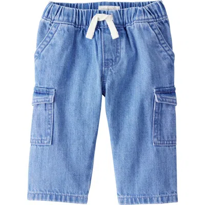 Little Planet Babies'  Kids' Cargo Organic Cotton Jeans In Blue
