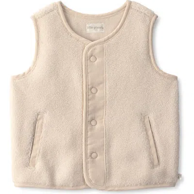 Little Planet Babies'  Kids' Fleece Vest In Neutral