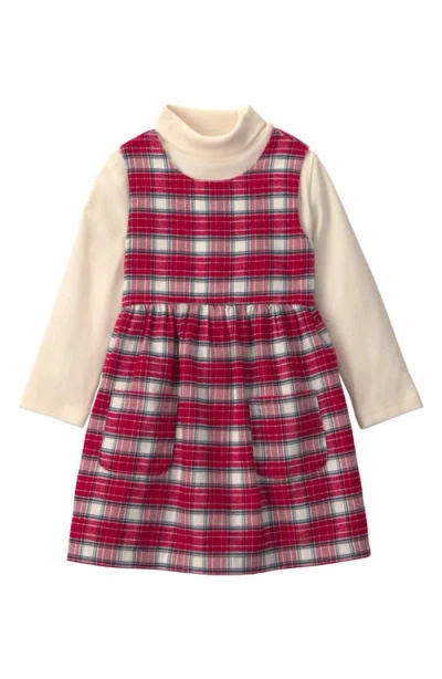 Little Planet Babies'  Kids' Jumper & Turtleneck Top Set In Red