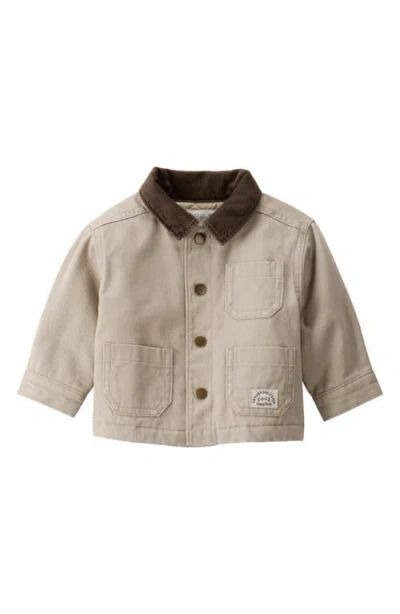 Little Planet Babies'  Kids' Organic Cotton Twill Jacket In Neutral